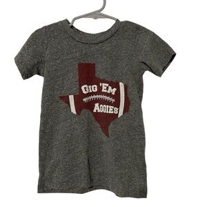 Texas A&M College Aggies Kids Gray Graphic T-Shirt